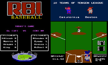 R.B.I. Baseball Tecmo Bowl NES Nintendo retro classic gaming